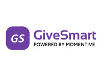 a purple and white logo